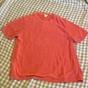J. Crew Vibrant Pink Knit Sweater